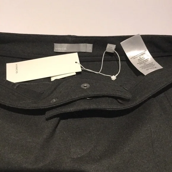 Vince Mid-Rise Tab-Front Ski Pants.